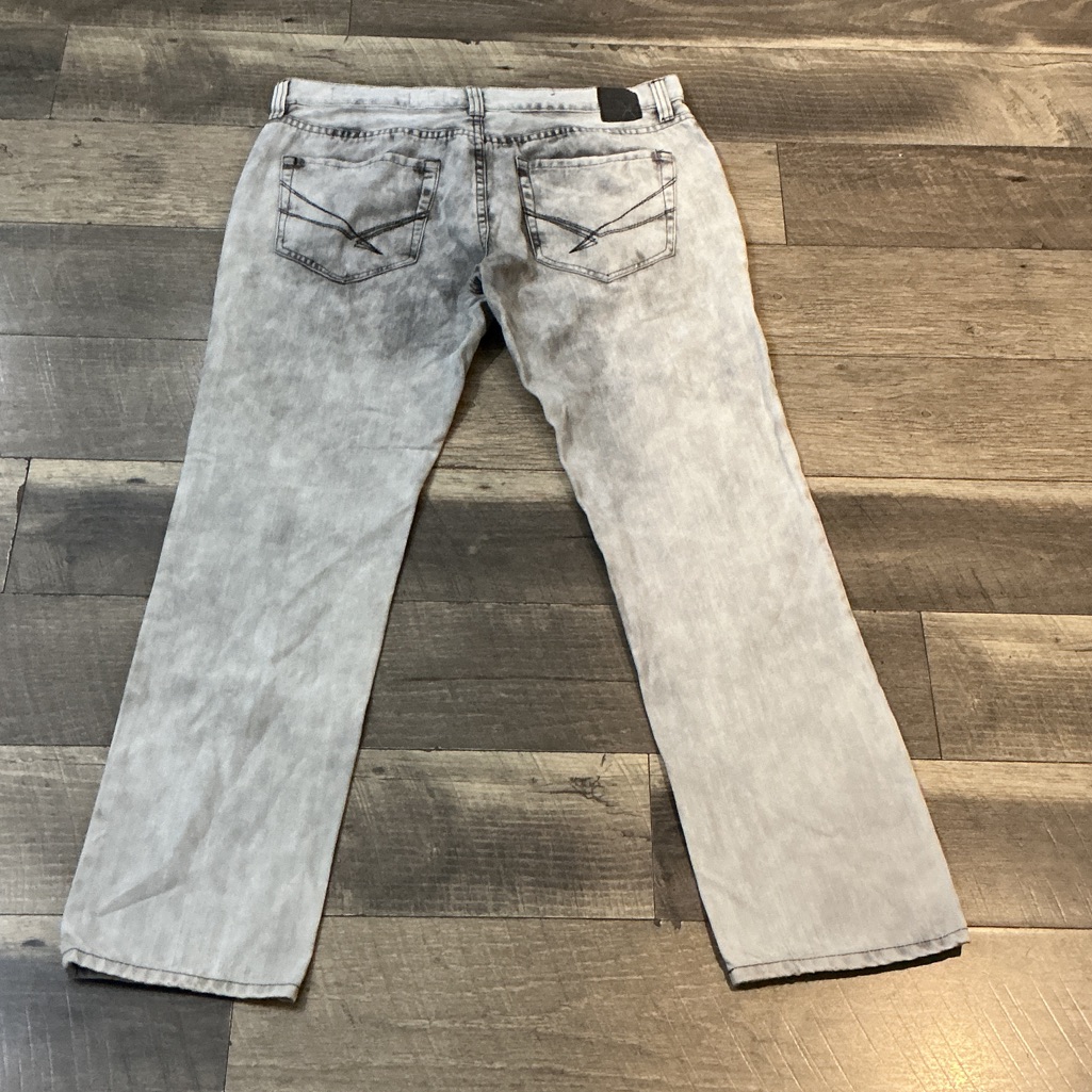 Authentic Marc Ecko Signature Men’s Designer Acid Wash Denim Jeans Sz 34